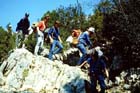 Der Abstieg von La Maline in den Gorges du Verdon dauert ca. 30-45 Minuten.